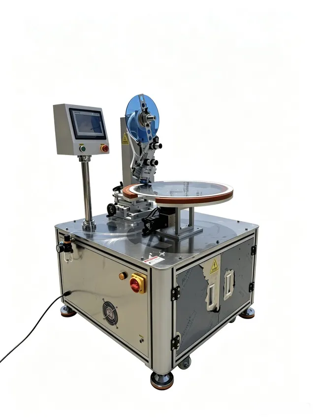 Rotary Tape Applicator for Washing-Machine Panels (T-803) — Rotary-table tape applicator T-803