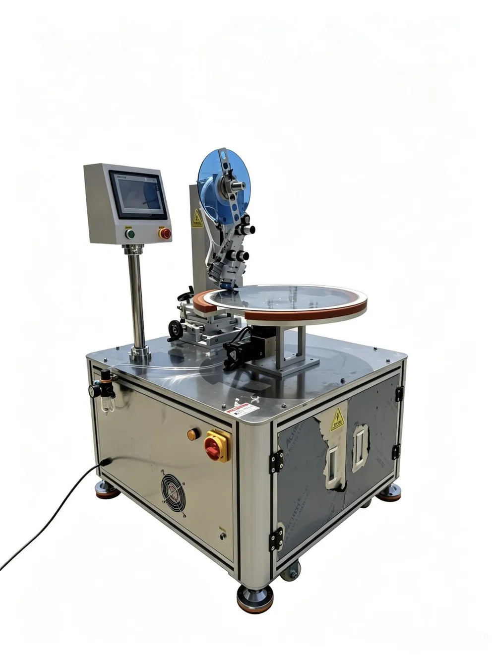 Rotary Tape Applicator for Washing-Machine Panels (T-803) — Rotary-table tape applicator T-803