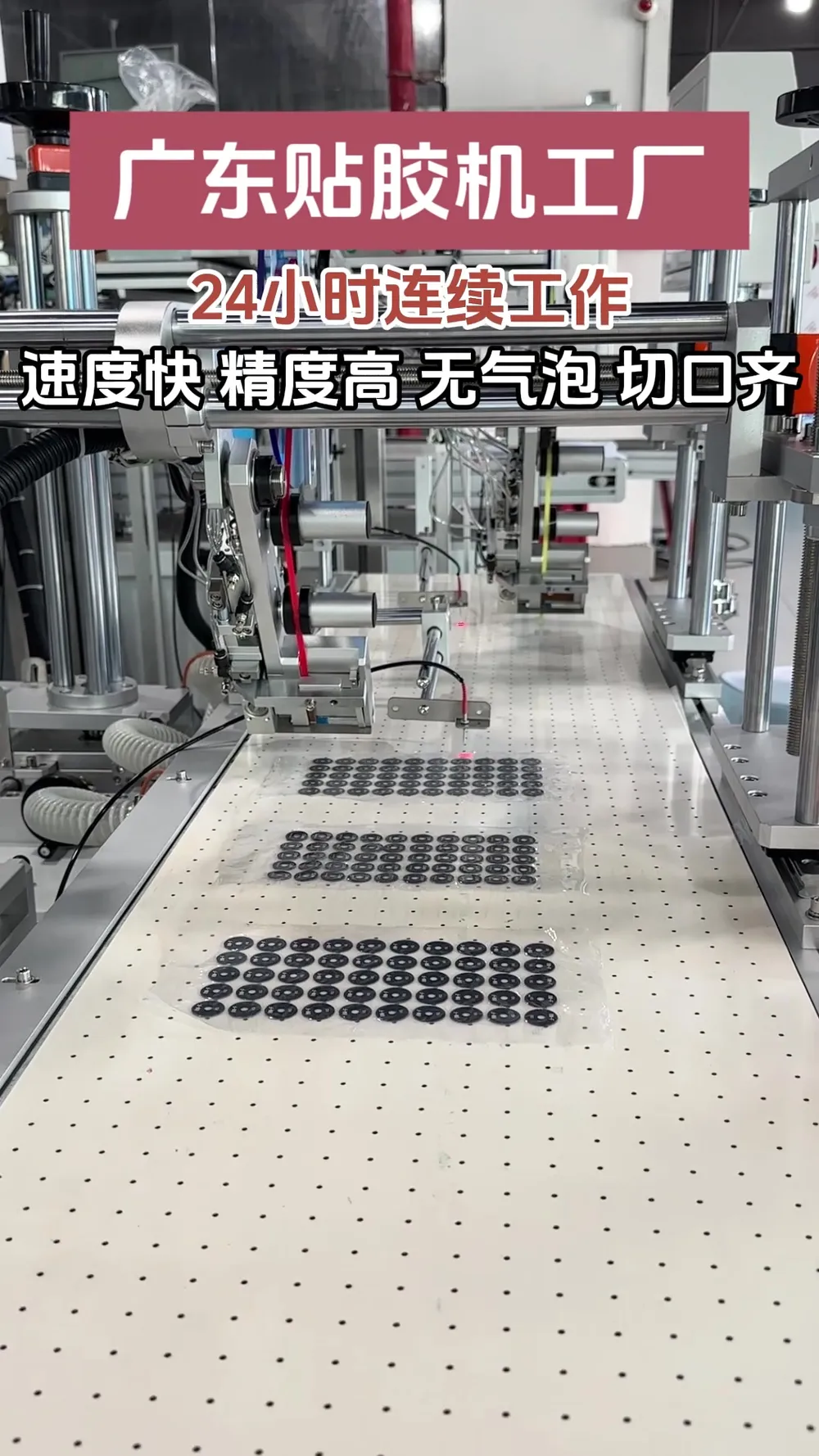 Inline Conveyor Tape Applicator — Factory demo video still