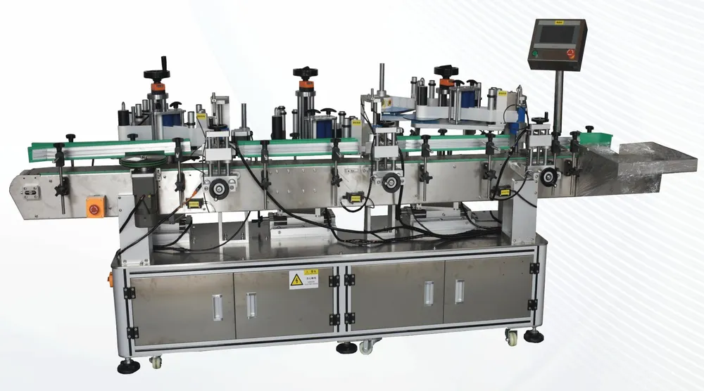 Three-Head Positioning Round Bottle Labeling Machine — Three-head positioning round bottle labeling machine (custom build)
