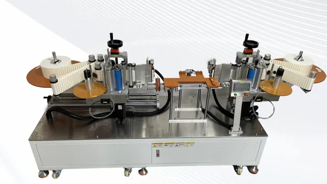 Dual-Head Label Fold-Over Machine — Dual-head label fold-over machine (custom build)