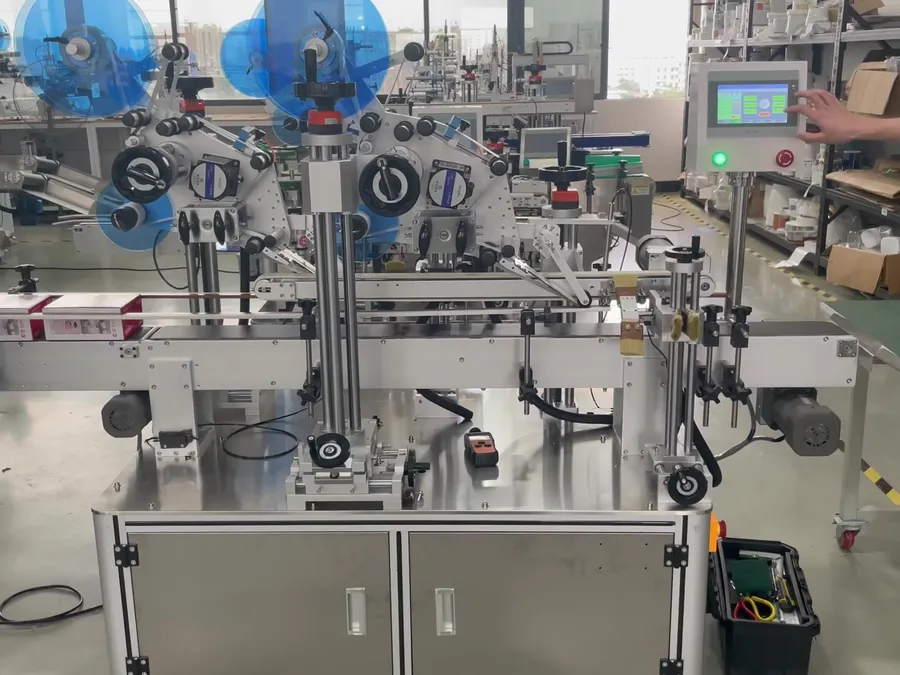 Box Sealing & Corner Labeling Machine